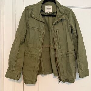 Madewell Khaki Green Military Jacket